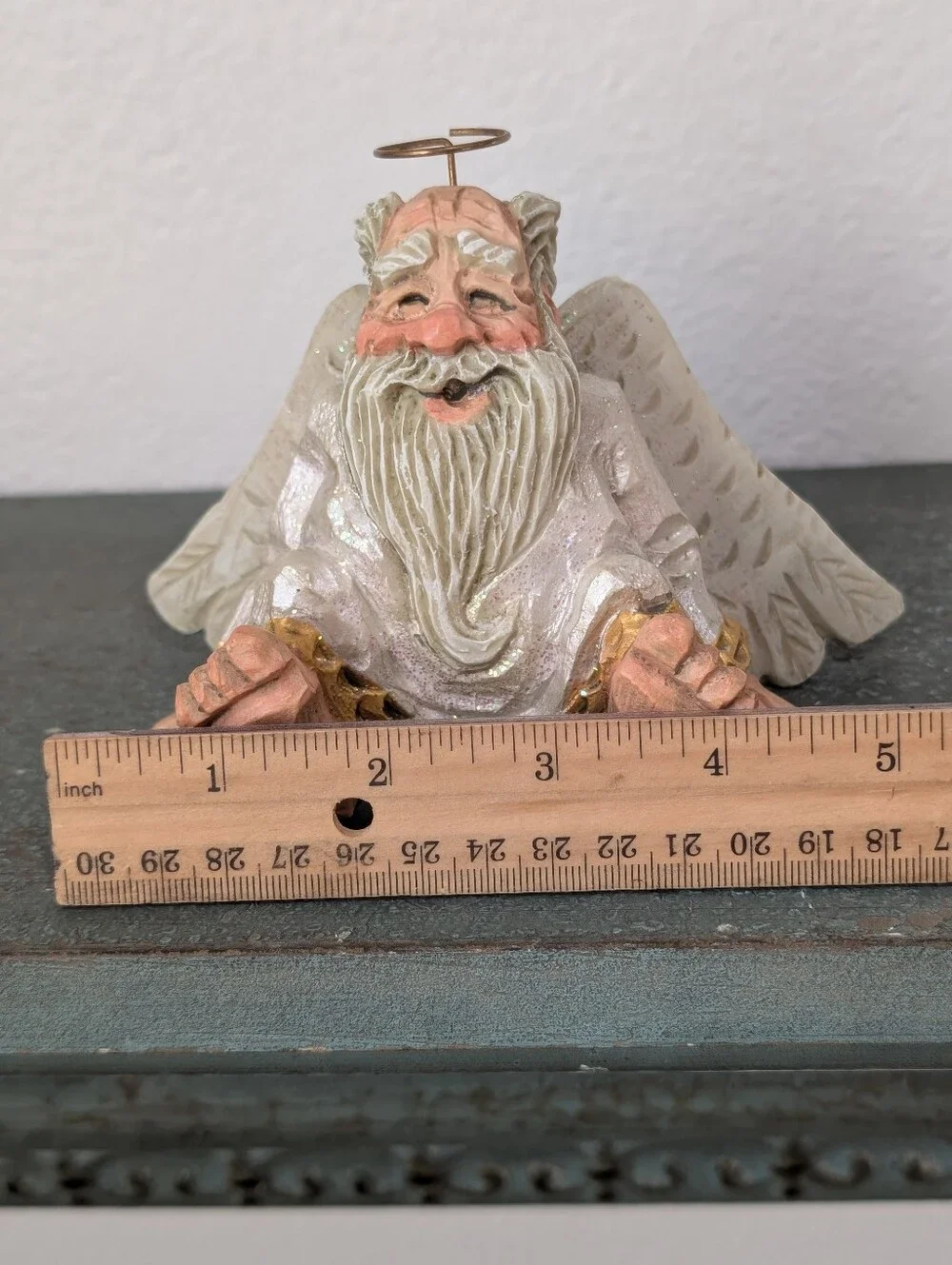 David Frykman Portfolio ALL THAT GLITTERS DF3223 Old Man Angel Halo Retired 1996